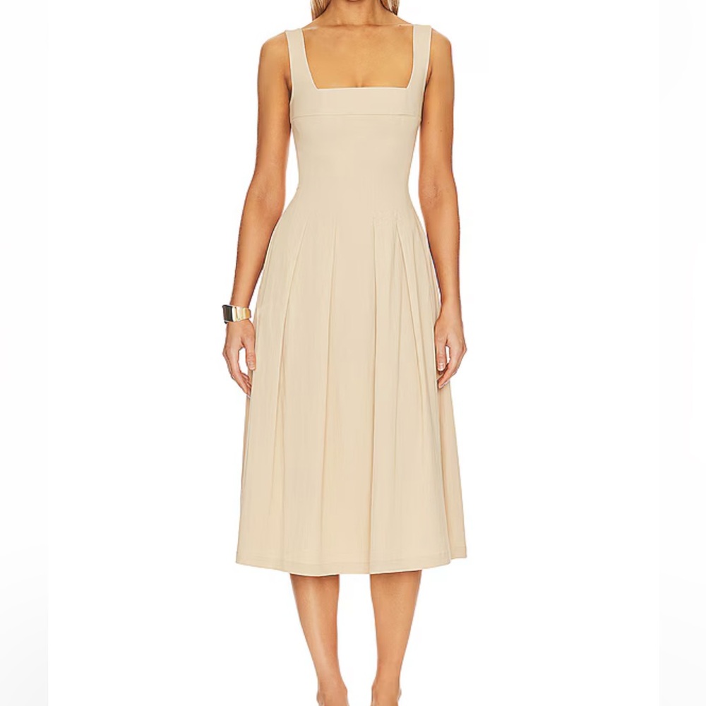 NWT WeWoreWhat Antique White Corset Dress